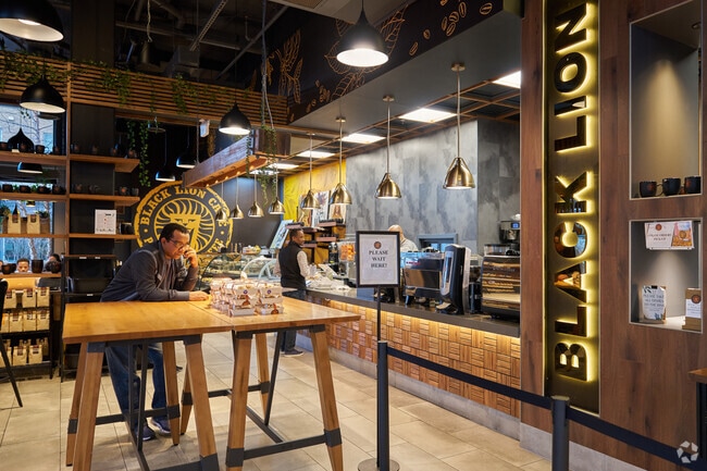 Black Lion Café serves some of the best coffee in a stylish spot near Forest Estates, Wheaton.