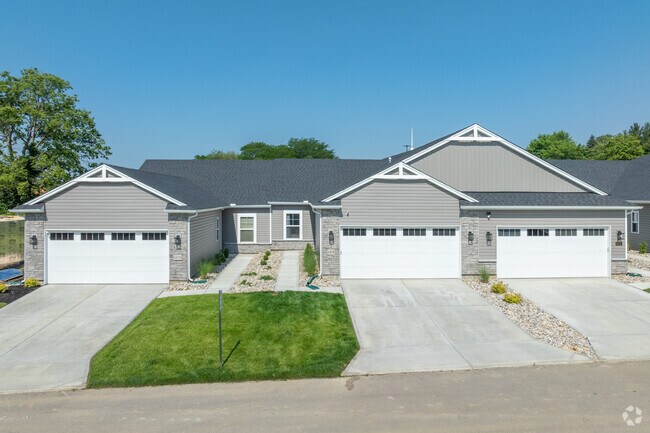 Newer construction homes can be found in the Heritage Landing development on the edge of the New England Heights neighborhood.