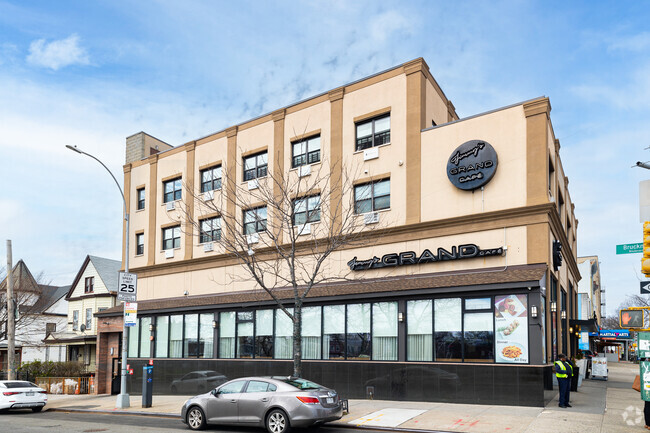 Jimmy's Grand Café has a long history in the area with great food and a lively atmosphere.