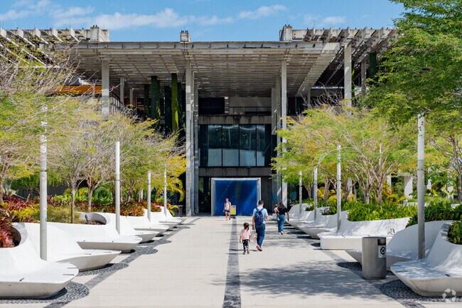 The Perez Art Museum offers Edgewater residents great art exhibitions just nearby.