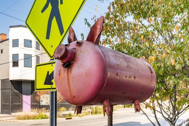 Slavic Village is famous for its butcher shops.