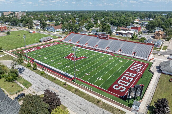 Muskegon High School has an overall rating of C+ on Niche.com.