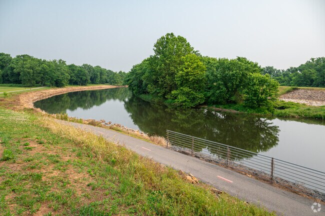 Bladensburg Waterfront Park near Cheverly has bike paths and scenic views.