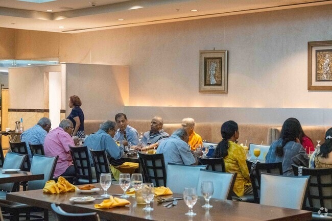 Shikara Restaurant serves classic Indian cuisine and is located near the Waterfall Glen area.
