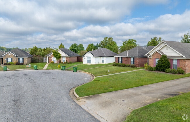 Homes in the East Montgomery neighborhoods typically have long driveways.