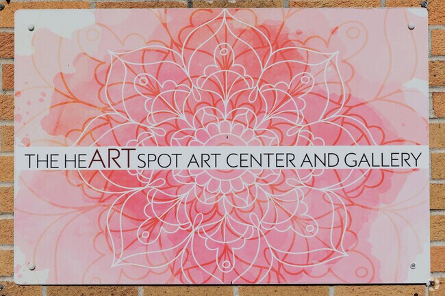 The heART Spot Art Center is part of the cultural center of Carpenters Corner, Rhode Island.