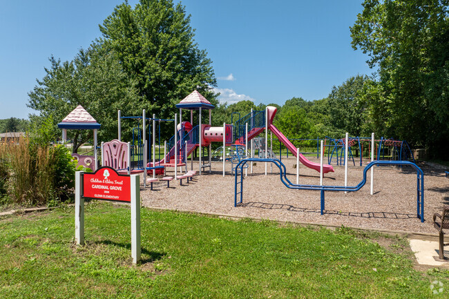 Your kids will never want to leave the playground at Glenn Elementary School.