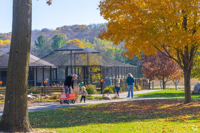 Families explore Oxbow Park and Zollman Zoo for outdoor fun and wildlife viewing.