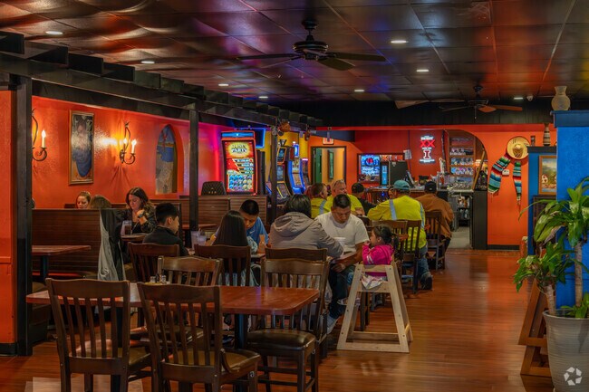 Families and friends enjoy lunch at Las Margaritas, located near Fairlawn.