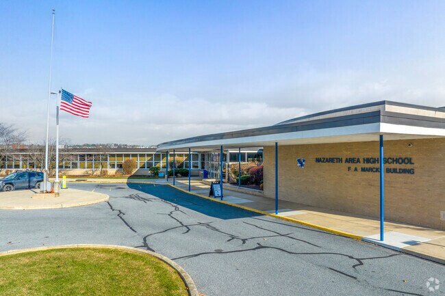 Upper Nazareth Township teens attend Nazareth Area High, known for its strong programs.