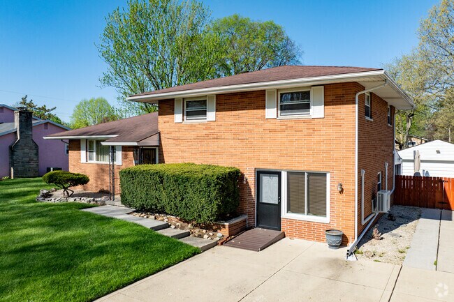 Vinyl or brick siding make for a classic feel straight from the 50s and 60s in Beechwood.