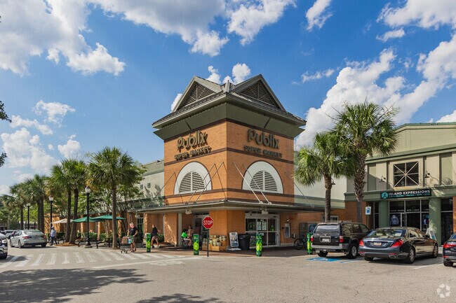 Daniel Island residents shop for groceries at the local Publix.