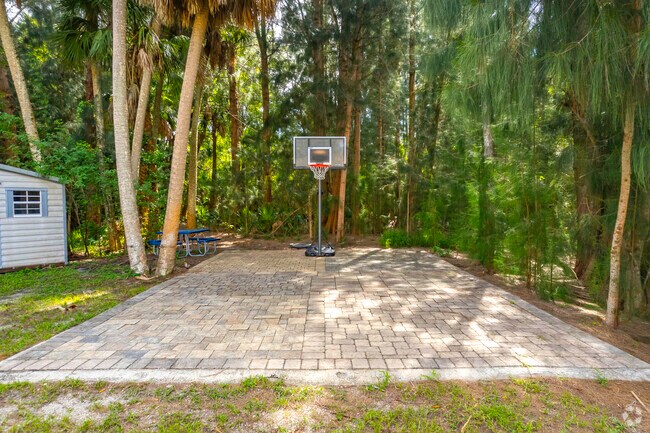 The basketball court at Brevard Academy for Individual Excellence helps students have fun.