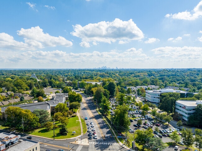 Beautiful landscape fills Jenkintown with views of the Philadelphia skyline.