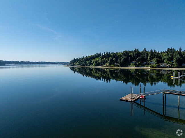 Where Puget Sound meets the shores of West Olympia.