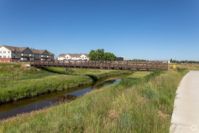 Toll Gate Creek runs right through Chambers Heights, and offers some amazing walking trails.