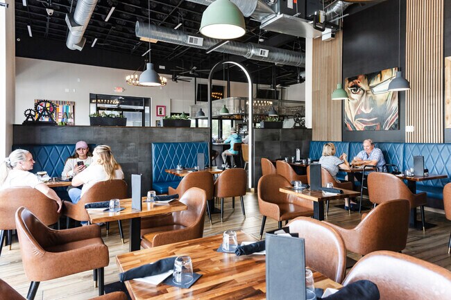 Windermere residents stroll along Main Street to visit local shops and restaurants.