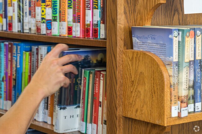 Tri-Valley Public Library offers a peaceful sanctuary to read in an old bank in Valley View.