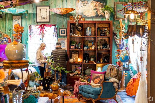 Shop for antiques and home goods at  Vivilore off East Winner Rd.
