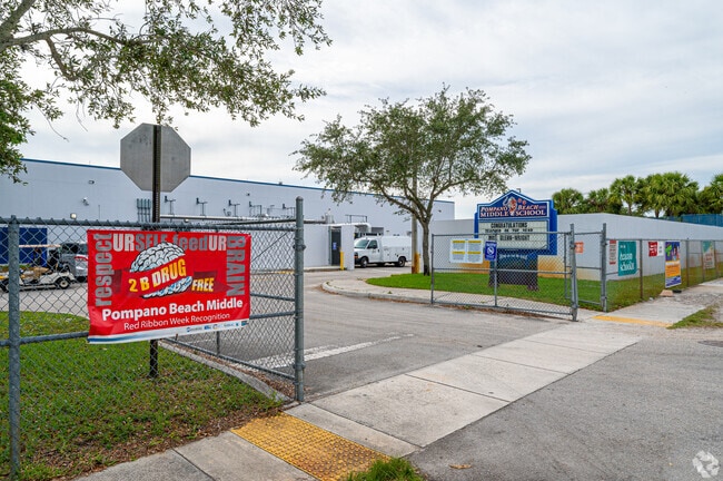 Students can attend Pompano Beach Middle School.