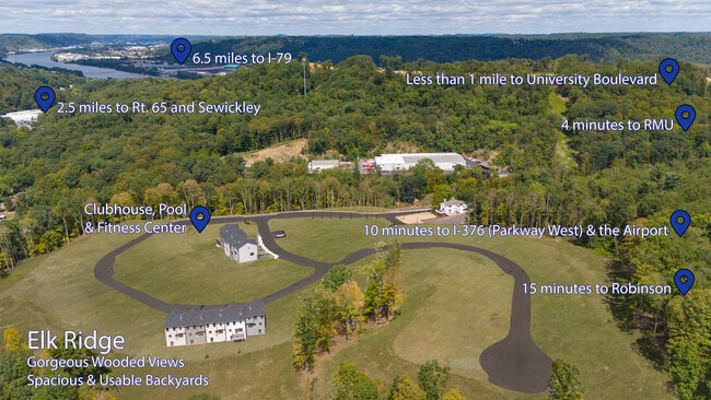 Discover a breathtaking Moon Township community where stunning wooded views meet unmatched convenience—and large, usable backyards invite endless possibilities!