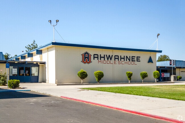 Modern classrooms await students at Ahwahnee Middle School in Fresno.