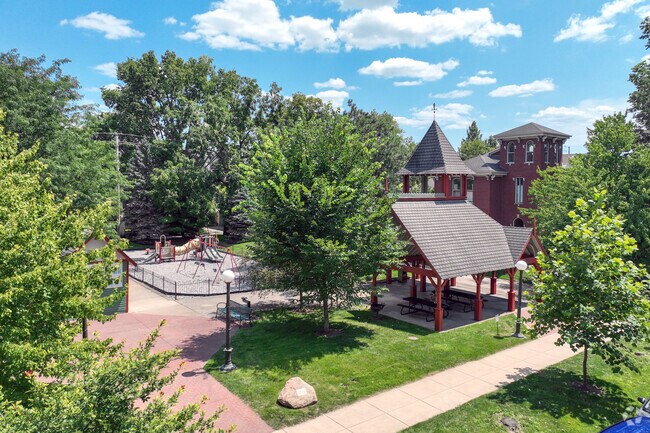 Shawn Grove Park includes two playgrounds in the Old Northside neighborhood.