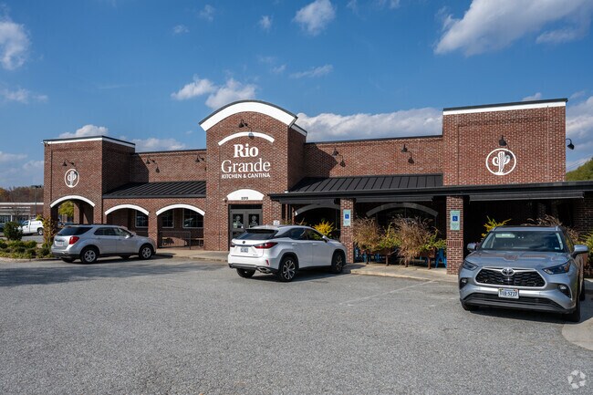 The outside seating area is a great place to grab lunch or dinner at Rio Grande Kitchen Cantina.