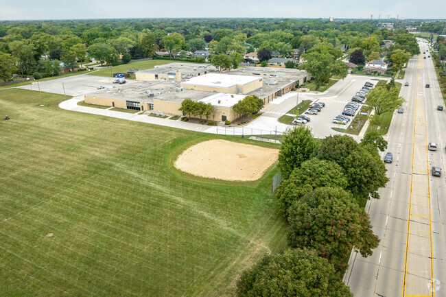 River Trails Middle School has athletic fields for physical education classes and team sports.
