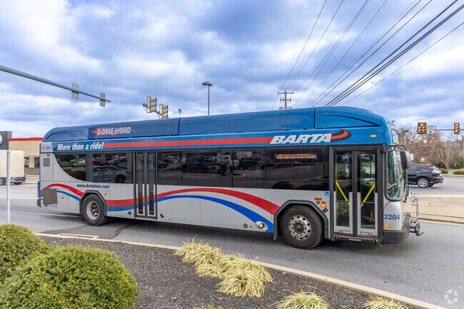 The Barta Bus line can take you all over Outer Wyomissing.