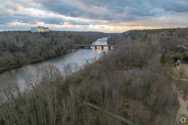 You'll find many parks and trails along the Chattahoochee River nearby.