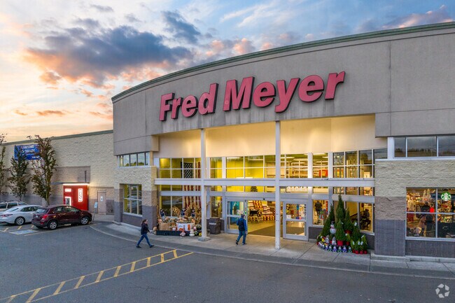 Morningside families visit the nearby Fred Meyer for groceries, school supplies and seasonal items.