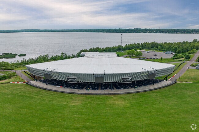 The Empower Federal Credit Union Amphitheater in Geddes hosts concerts in the summer.