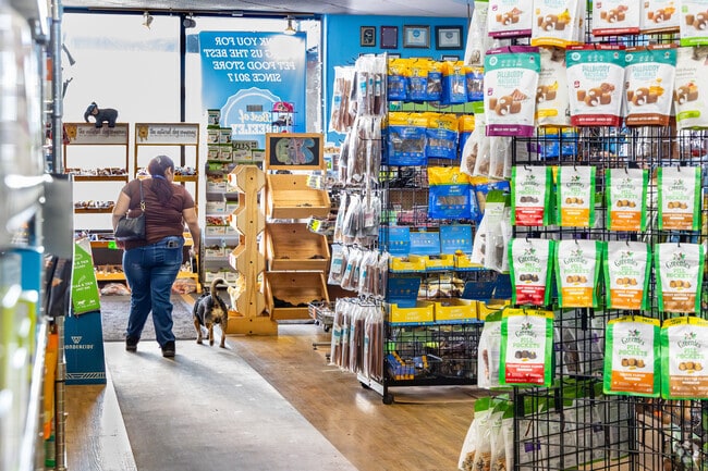 Swing by J & T Feeds near Stoneybrook to grab goodies for your furry friends.