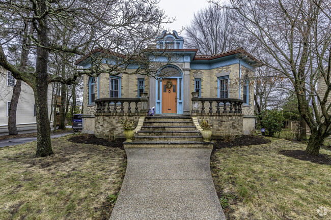This home in Mount Pleasant has a whimsical vibe and amazing stonework.