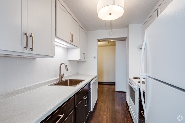 Creek Terrace - 2BR, 1.5BA - 893SF - Kitchen and Storage Closet