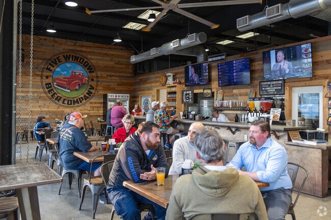 Many of the Downtown City of Lodi locals head to the Five Window brewery after work.