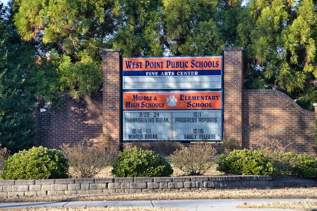 All three of West Point's highly-rated schools sit side by side.