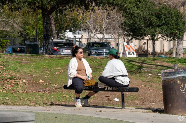 Have some friendly conversations at Cypress Park.