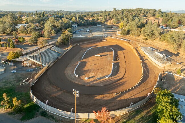 On race night, Placerville Speedway draws large crowds to it's dirt track.
