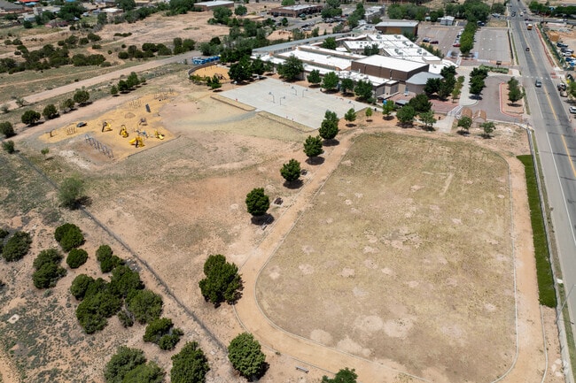 The students at R.M. Sweeney Elementary School have a bunch of room to play.