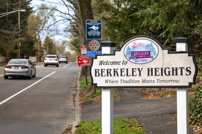 Berkeley Heights' roadside signage welcomes you to 'where tradition meets tomorrow'.