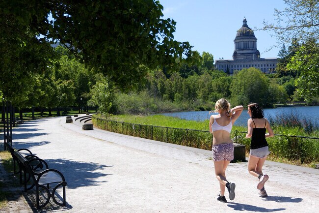 The Seasons neighborhood is roughly 11 miles from downtown Olympia.