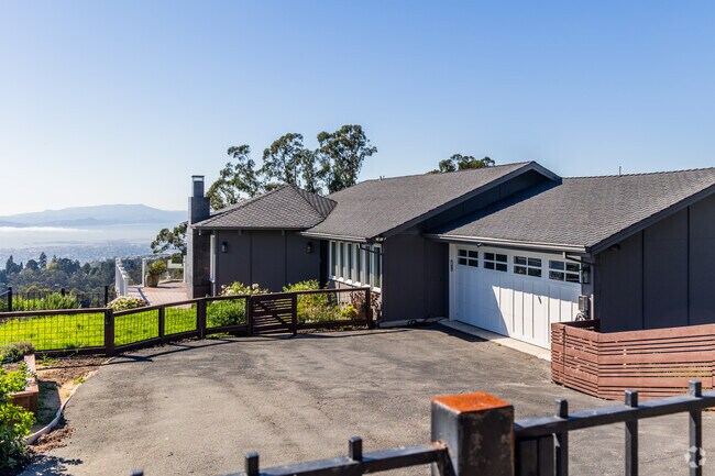 It's common to find homes high in the hills in Forestland.