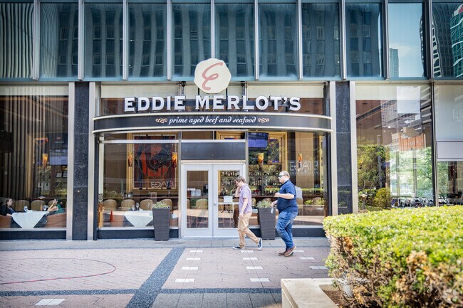 Eddie Merlot's in The Point serves outstanding steak and sea food.