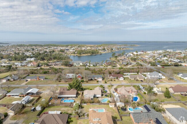 Waterfront homes come at a premium price whiles others close to the water are more affordable in Lynn Haven.