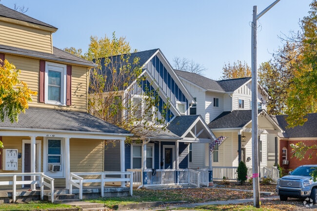 New construction craftsman homes have head-turning curb appeal in Near Eastside.