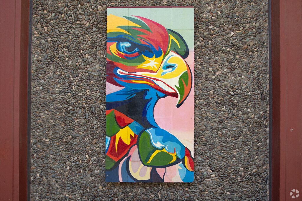 The eagle was adopted as the school mascot for Kennedy High in Richmond in 1967.