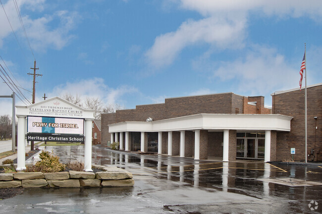 Heritage Christian school's name adorns, a beacon for learning and growth.