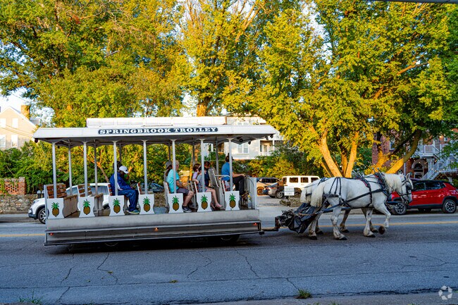 Downtown Wilmington's trolley rides are a popular pastime for Devon Park families and friends.